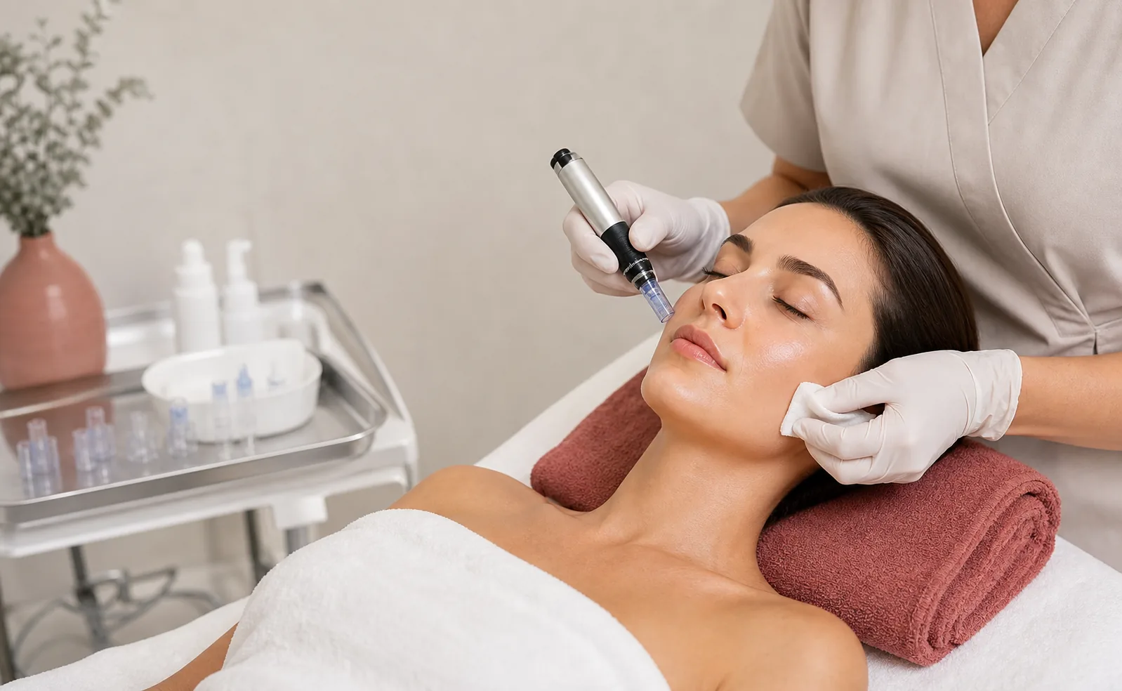 Medical Microneedling service photography